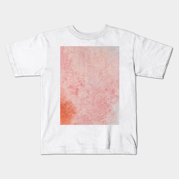 red blue watercolor texture art Kids T-Shirt by Artistic_st